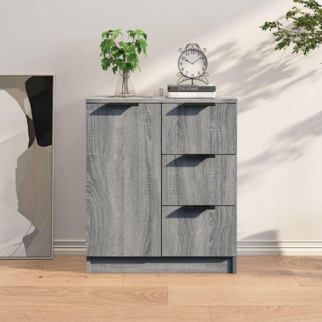 Rangez intelligemment, vaisselier gris en bois
