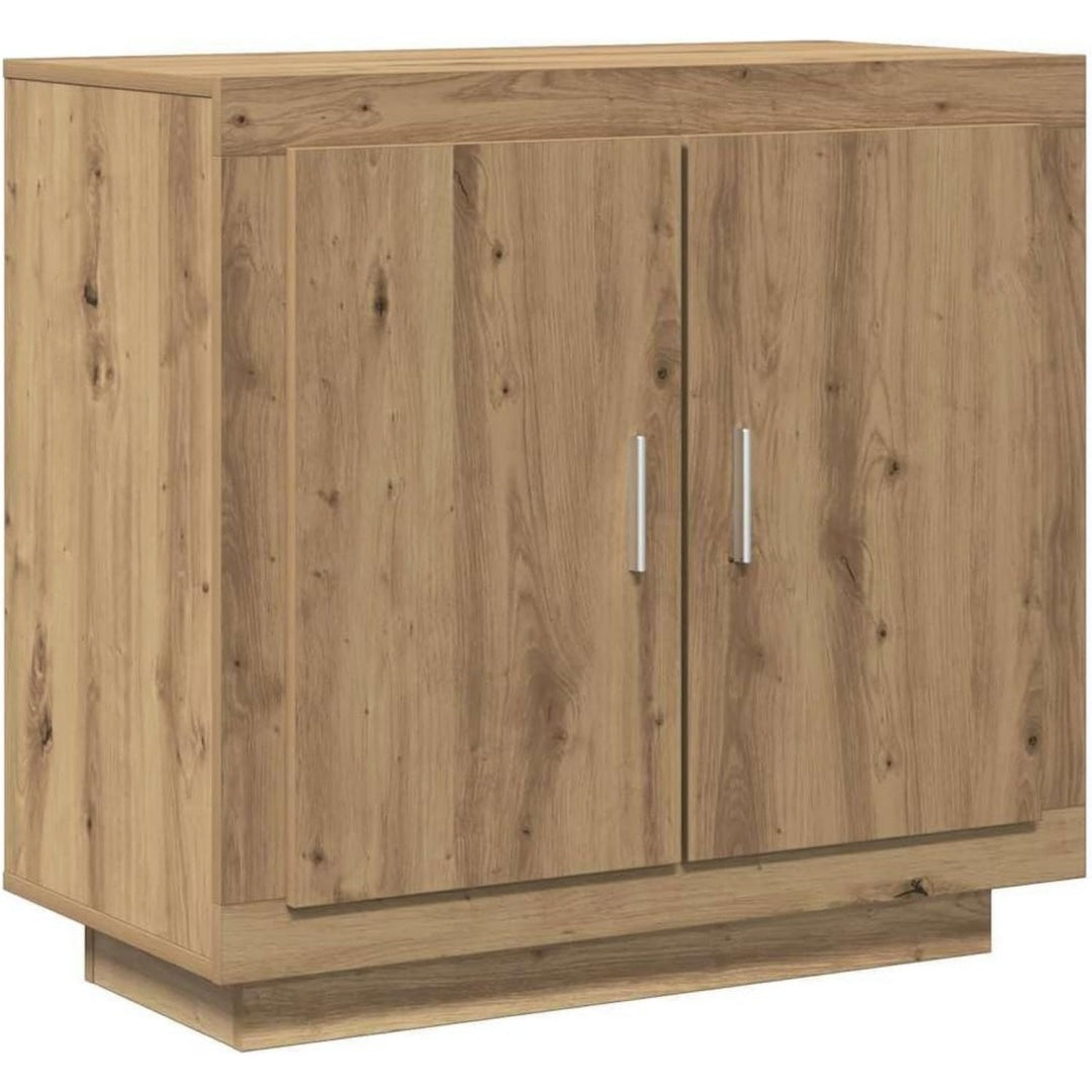 Buffet en chene, couleur marron avec deux portes