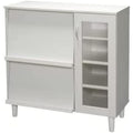 Buffet gris en chene