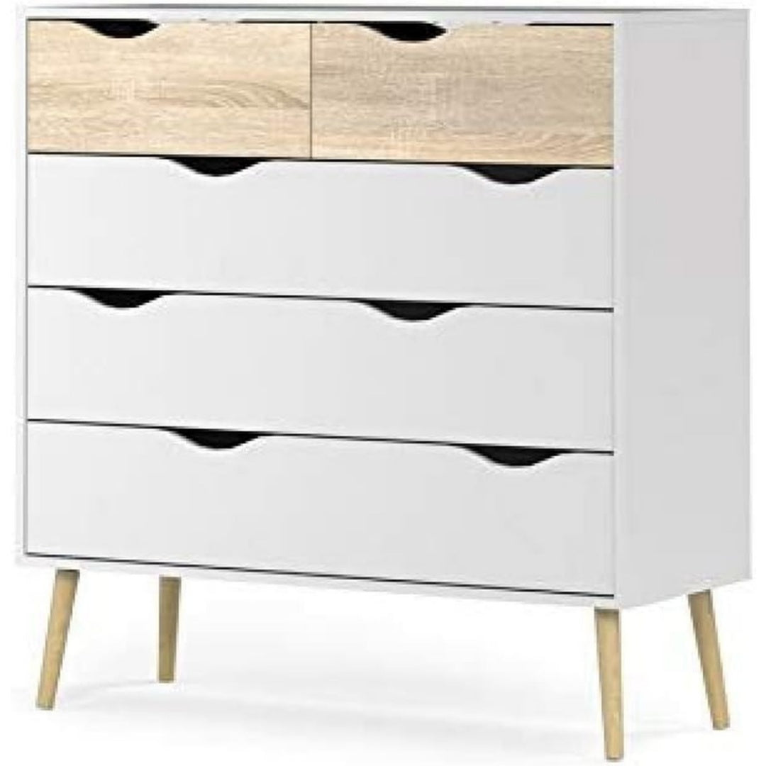 Commode minimaliste gris clair 100 x 20 x 40 cm
