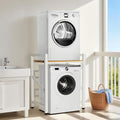 Console sur pied gris clair en bois, serrure de securite
